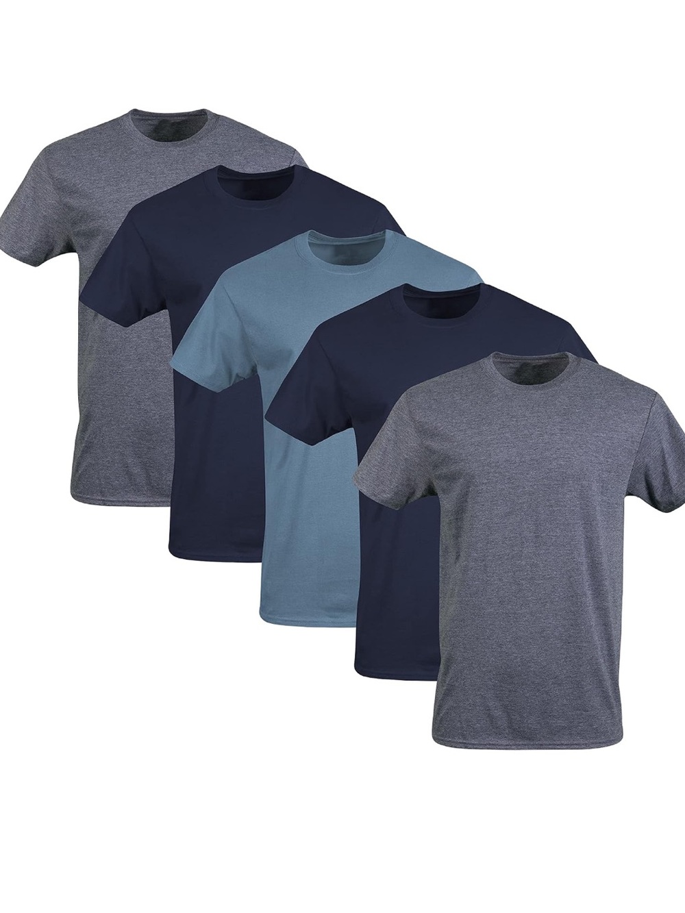 Gildan Crew Neck T-Shirts- 5 pack
